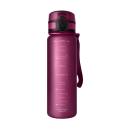 AQUAPHOR Wasserfilter-Trinkflasche CITY Kirsch-Rot 0,5L mit Aktivkohle-Wasserfilter aus Kokosnussschalen für 150 Liter gefiltertes Trinkwasser