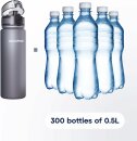 AQUAPHOR CITY Aktivkohle-Wasserfilter für CITY Wasserfilter-Trinkflaschen 2 Stück für 2  x 150 LIter gefiltertes Wasser