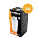 AQUAPHOR A5H Aqualen Wasserfilter-Kartusche 2 Stück für hartes - kalkhaltiges Leitungswasser passend für Provence, Prestige, Atlant, Arctic und Smile Tischwasserfilter