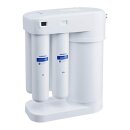 AQUAPHOR RO-101S Umkehrosmoseanlage inkl. K2,K5 und K7M Ersatzfilter mit 1 Wege Wasserhahn weiß Trinkwasserfilter Reverse Osmosis System 50 GPD Membran für 190 Liter am Tag