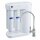 AQUAPHOR RO-101S Umkehrosmoseanlage inkl. K2,K5 und K7M Ersatzfilter mit 1 Wege Wasserhahn weiß Trinkwasserfilter Reverse Osmosis System 50 GPD Membran für 190 Liter am Tag