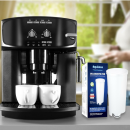 Wasserfilter Ersatz für DeLonghi Filterpatrone DLSC002 SER3017 Kompatibel mit DeLonghi Magnifica S Eletta Explorer Dinamica und ECAM-Serie Kaffeevollautomaten und Espressomaschinen 3+1 Stück