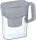 Tischwasserfilter AQUAPHOR COMPACT grau 2,4l Trinkwasserfilter mit 6+1 MAXPHOR+ Wasserfilter-Kartusche für 200 Liter gefiltertes Wasser