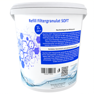 Refill Filtergranulat ‧ Ersatz für BWT soft und Aarke Pure Clean + Taste SOFT Filtergranulat von Aquintos