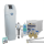 Aquintos MKC120 TOP-Line Wasserenthärtungsanlage • Entkalkungsanlage inkl. Härtemessbesteck, Harzreiniger, Montageblock, 2x Flexschläuche, RDX Rückspülfilter, Siphon und 150 Kg Salz