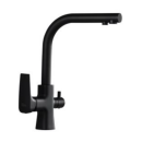 Aquintos Tivoli Black 3-Wege Wasserhahn schwarz mattt
