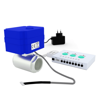 Wasserstop 1" DN25 Komplettset mit einem Sensor