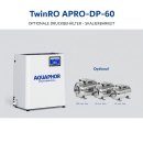 Zweistufige Umkehrosmoseanlage OsmoControl TwinRO-DP-60 | 60 l/h | Maximale Entmineralisierung für Labor & Industrie | Double-Pass-System