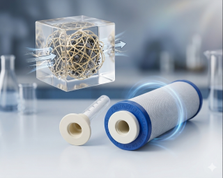 BioSafe Aktivkohlefilter Aktivkohleblock Trinkwasserfilter 10 Zoll x 2,5 Zoll in 5µm inkl. Keimsperre 0,1µm
