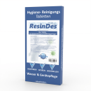 Pflegeset: 1L Harzreiniger & ResinDes 20g Hygienetablette für Wasserenthärtungsanlagen