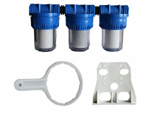 Filtergruppe TRIO in 5" mit 3/4" IG ( Kompelttset )