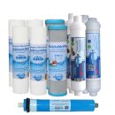 6 STUFIGE UMKEHROSMOSE WASSERFILTER OSMOSE ANLAGE FILTER WASSER 1 JAHRES SATZ