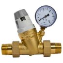 Druckminderer 3/4 Zoll DN20 Druckregler für Trinkwasser und Brauchwasser DIN DVGW-geprüft + Manometer