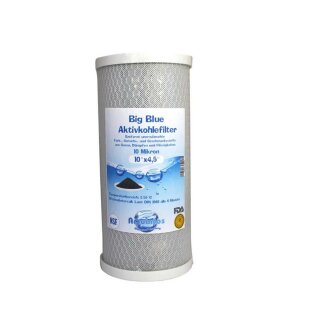 BIG Blue Aktivkohlefilter Trinkwasserfilter CTO Block-Aktivkohle 10 x 4,5 Zoll