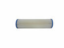 BIG Blue Jumbo Lamellenfilter Faltenfilter 10 x 4,5 Zoll 5 Micron Mehrwegfilter aus Cellulose