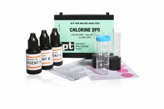 Freies Chlor messen Chlor Messbesteck zu viel chlor im Pool Chlor Wert Pool bestimmen Chlorgehalt messen 0,1 - 1,5 mg/l Test Kit von Aquintos