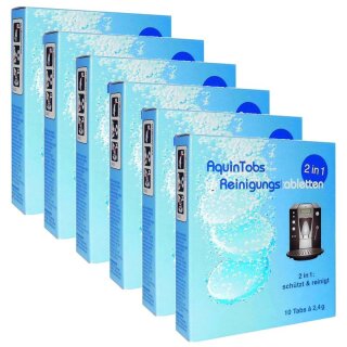 2in1 Reinigungstabletten 6 Packung